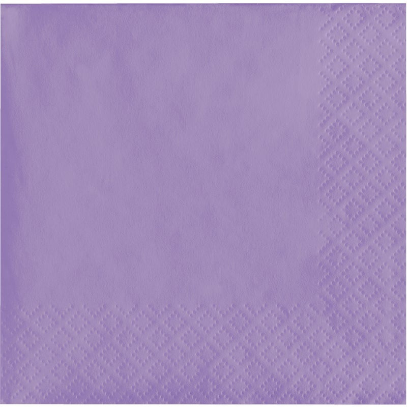 Beverage Napkins 50ct 2-Ply Luscious Lavender