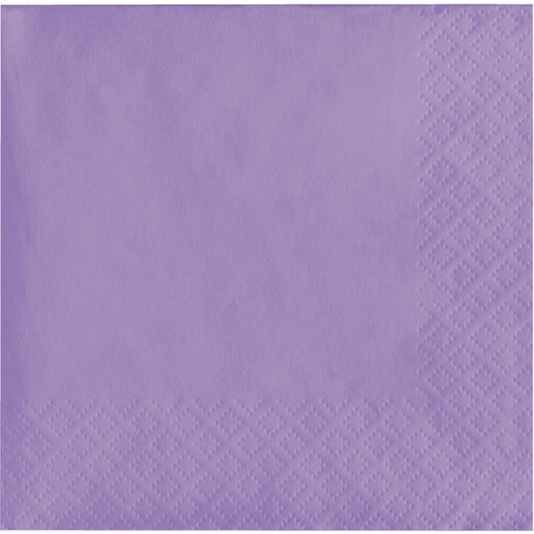 Beverage Napkins 50ct 2-Ply Luscious Lavender