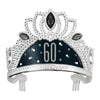 Birthday Glitz Black Age 60 Plastic Tiara