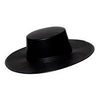 Black Flat Brim Hat