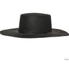 Black Flat Brim Saja Boy Hat