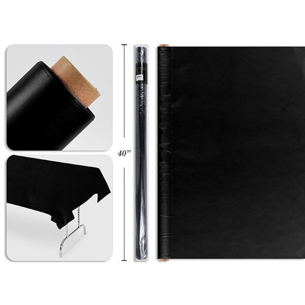 Black Plastic Table Cover 40x100ft