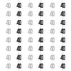 Black & Silver Glitz 40th Birthday Hanging Decorations