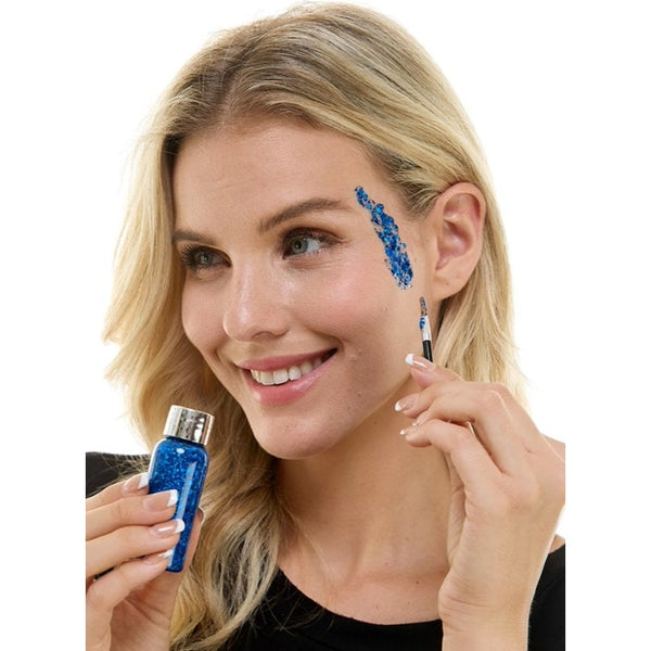 Blue Glitter Makeup Kit