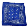 Blue Paisley Bandana 20x20inc