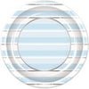 Blue Striped Plates