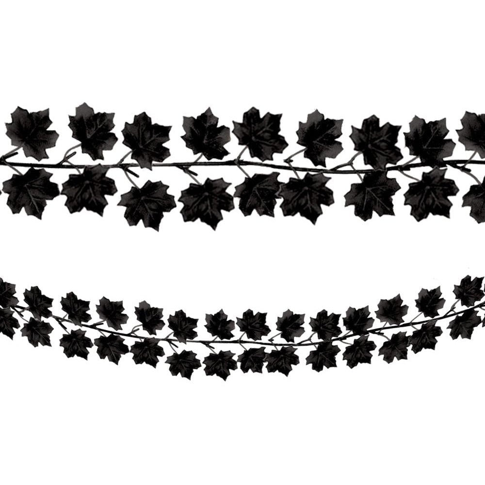 Boneyard Black Leaf Garland