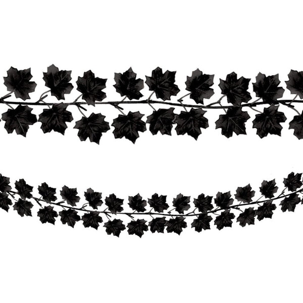 Boneyard Black Leaf Garland