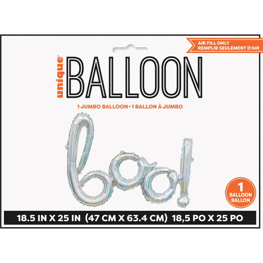 Boo Balloon Banner, 18.5" x 25"