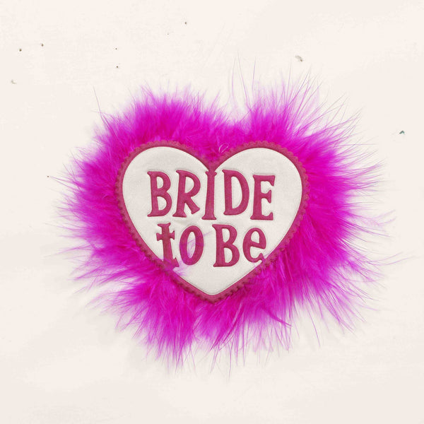 Button - Bride To Be Heart