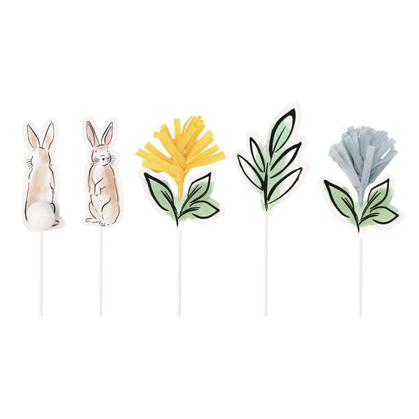 Cake Toppers - Easter, 5 Assorted