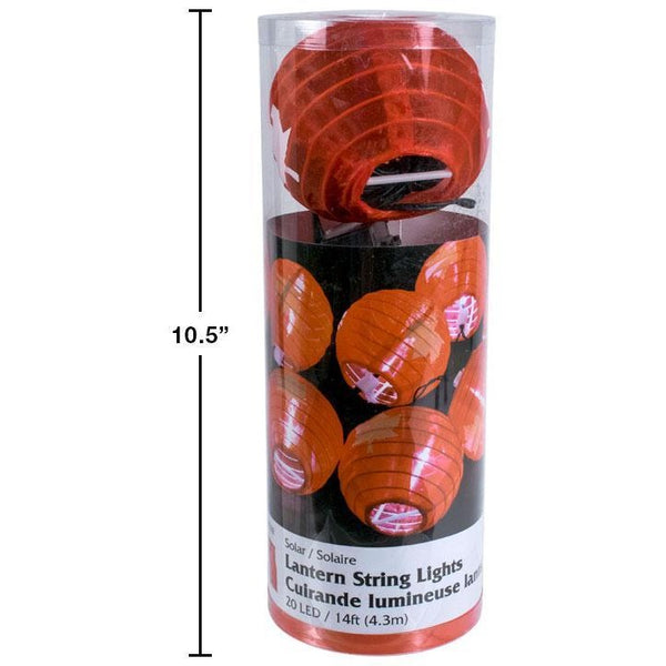 Canada Day Solar Lantern String Lights, 20 Pieces