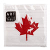 Canada Maple Leaf with Moose 2Ply Cocktail Napkins, 24 Count
