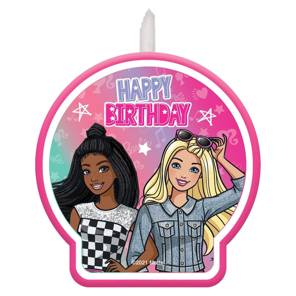 Candle - Barbie Dream Together, 2 3/5" x 2 2/5"