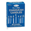 Chanukah Candles, Blue/White, 44/Color Box
