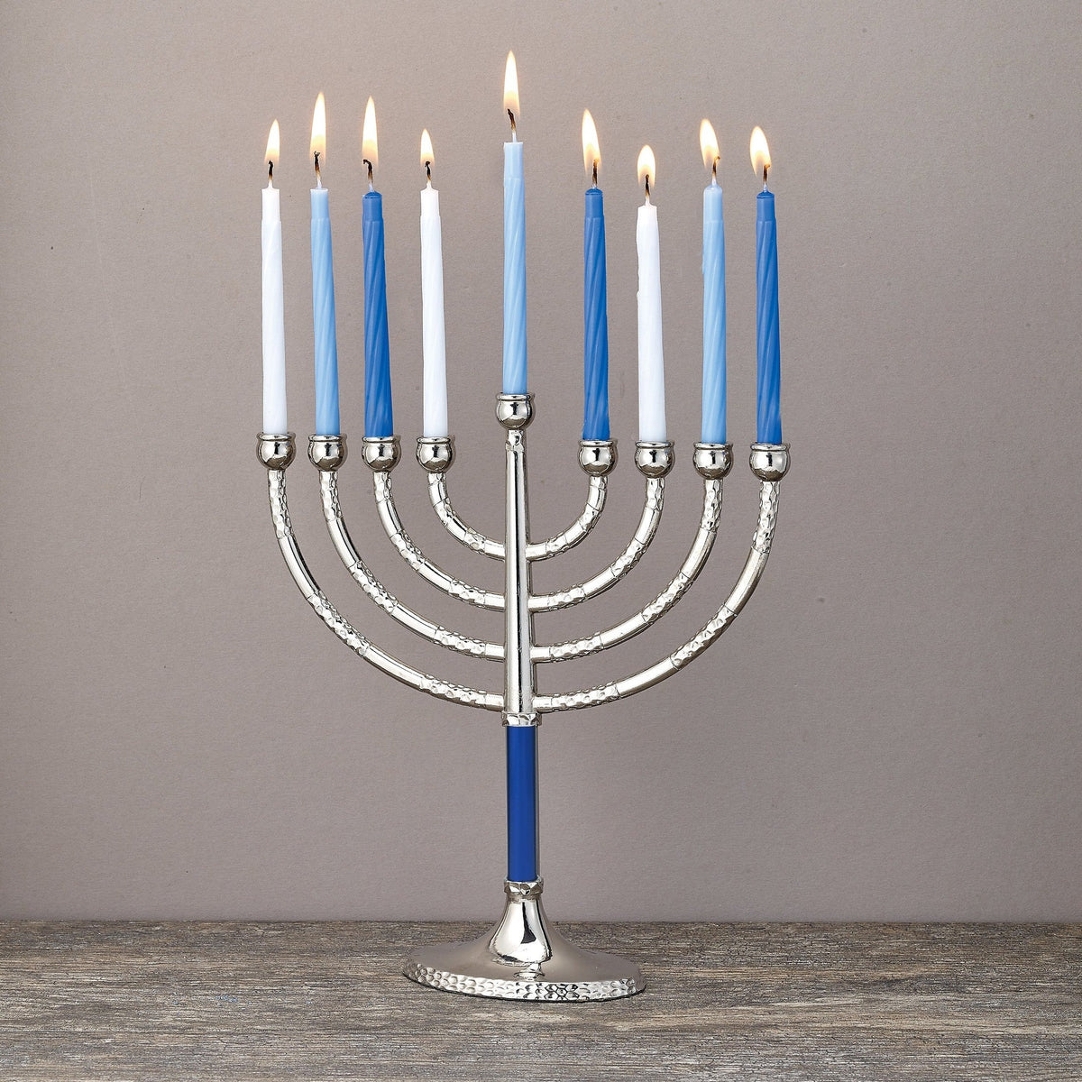 Candles - Hanukkah, Blue/White, 44/color Box