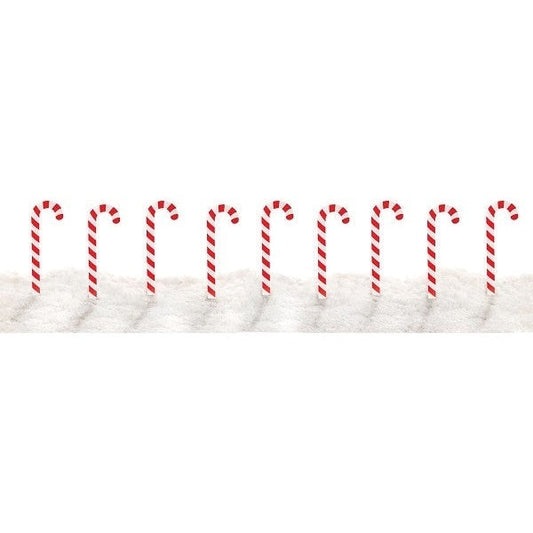 Candy Cane Yard Signs Set/8