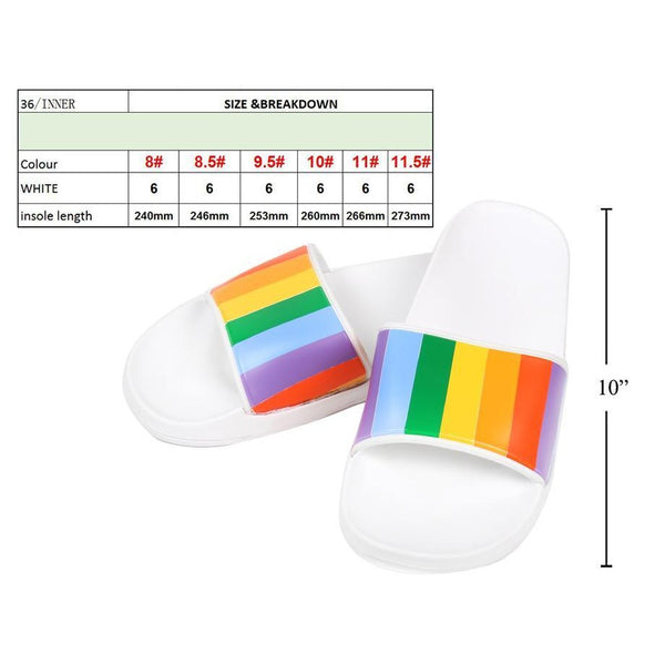Celebrate Pride Adult Slip-On Sandals
