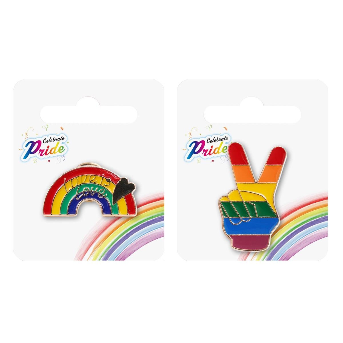 Celebrate Pride Rainbow Pin