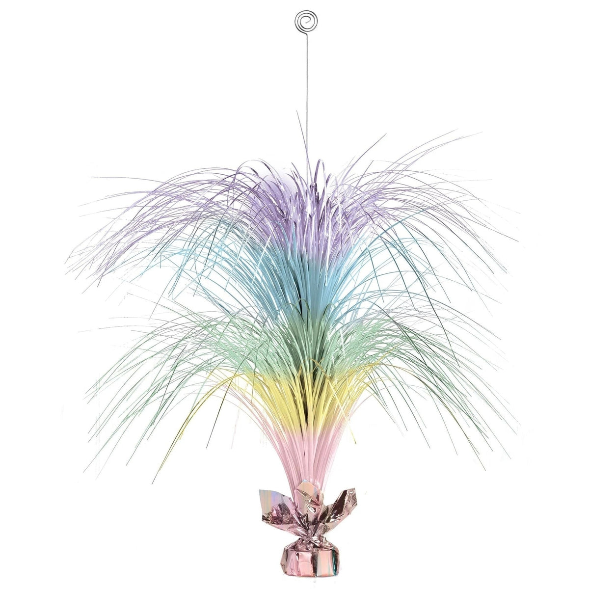 Centerpiece - Pastal, Large, Foil Spray, 28"