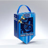 Chanukah Adult Crew Socks, Dreidels and Stars in Dreidel Box