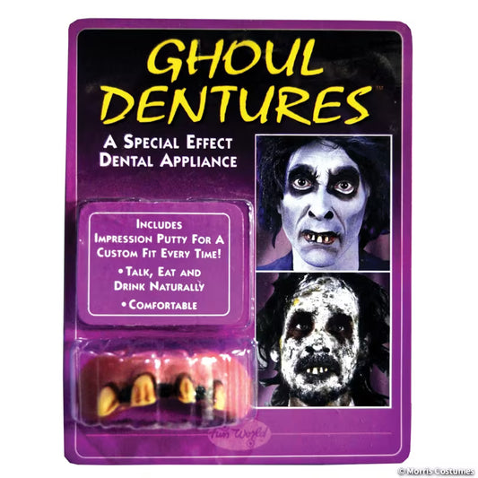 Ghoul Teeth with Dental Adhesive