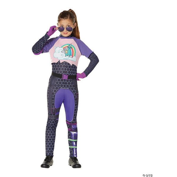 Child Fornite Brite Bomber Costume - Extra Large