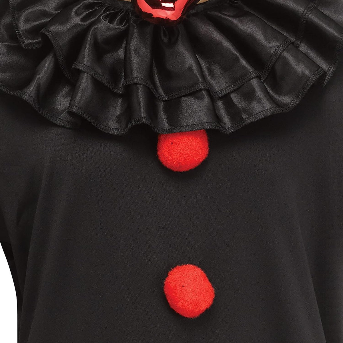 Child Scary Chrome Clown Halloween Costume