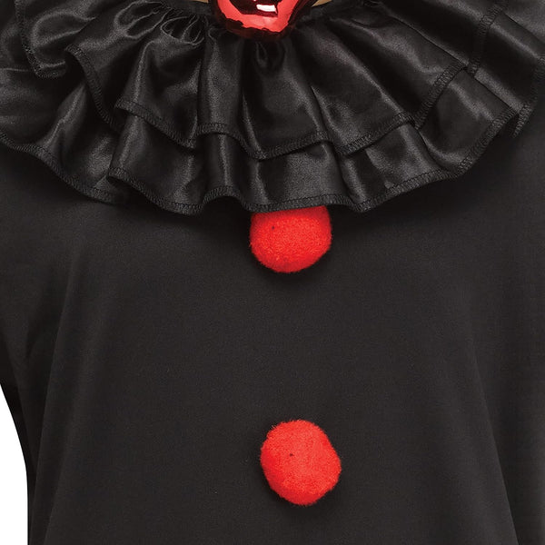 Child Scary Chrome Clown Halloween Costume