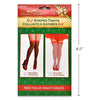Christmas Adult Thigh High Elf Stockings. 2 Assorted Styles, 1 per