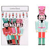 Christmas Foil Hot Stamped Paper Nutcracker Banner. Includes 8 Nutcrackers.