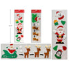 Christmas Gel Cling Banner. 2 Assorted Styles, 1 per