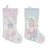 Christmas Microfiber Candy Shop Nutcracker Stocking. 2 Assorted, 1 Per