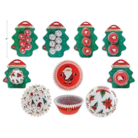 Christmas Paper Baking Cup Assortment, 1 Per