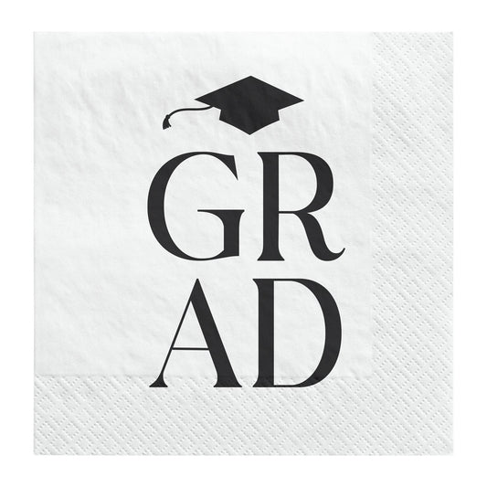 Classic Grad Beverage Napkins