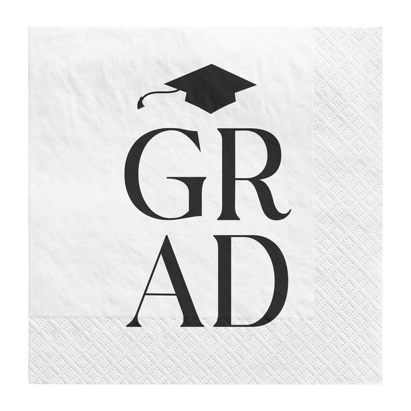 Classic Grad Beverage Napkins
