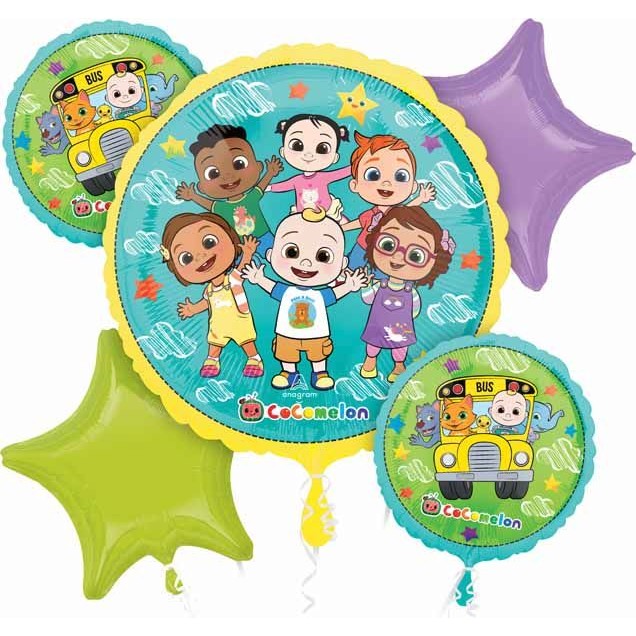 Cocomelon Foil Balloon Bouquet