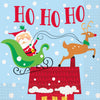 Colorful Santa 7" Lunch Napkins, 16 Count