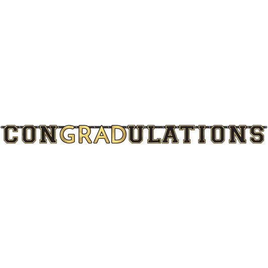 ConGRADulations Giant Letter Banner