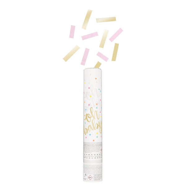 Confetti Cannon - Pink and Gold, "Oh Baby"