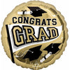 Congrats Grad 18" Gold Balloon