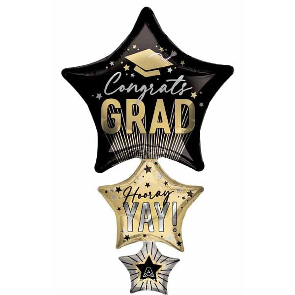 Congrats Grad 42" Stars Bouquet