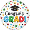 Congrats Grad Multi-Coloured 18" Foil Balloon