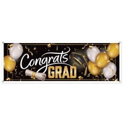 Congrats Grad Sign Banner