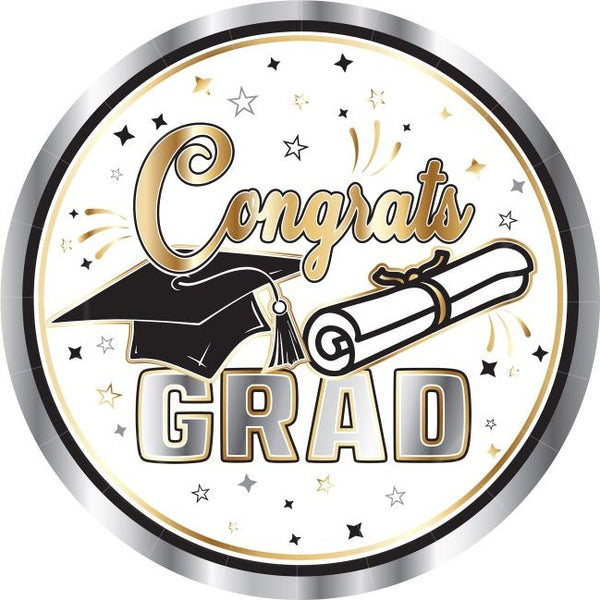 Congratulations Grad 7" Plates, Set of 8