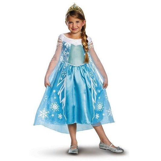 Costume - Childrens Disney Frozen Elsa Dlx L