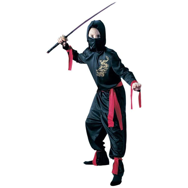 Costume - Ninja Black, Child, Small 4-6