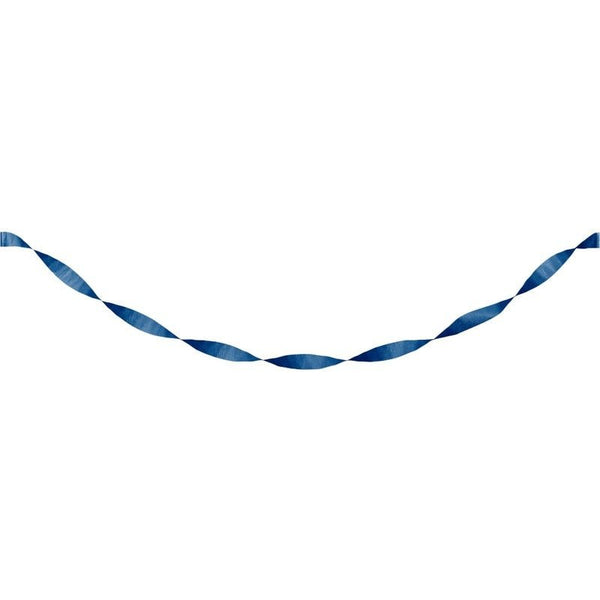Crepe Streamer 81" Navy
