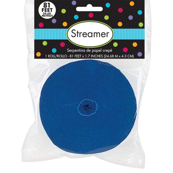 Crepe Streamer-Black