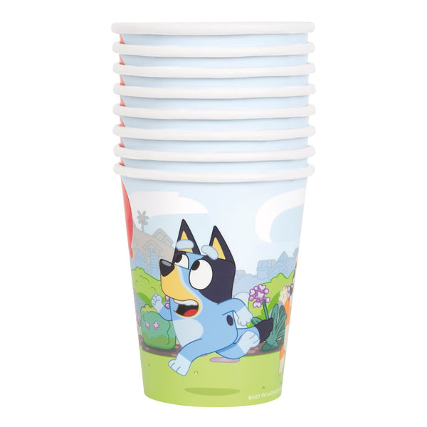 Cups - Bluey, 9oz., 8 Count